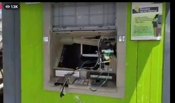 protest pinautomaten vernield | GFC
