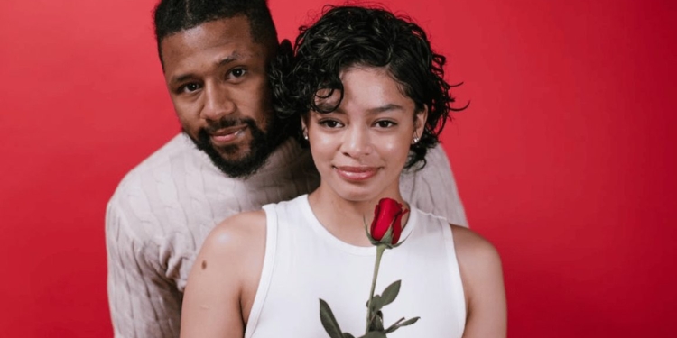 valentine bloem koppel relatie stel roos