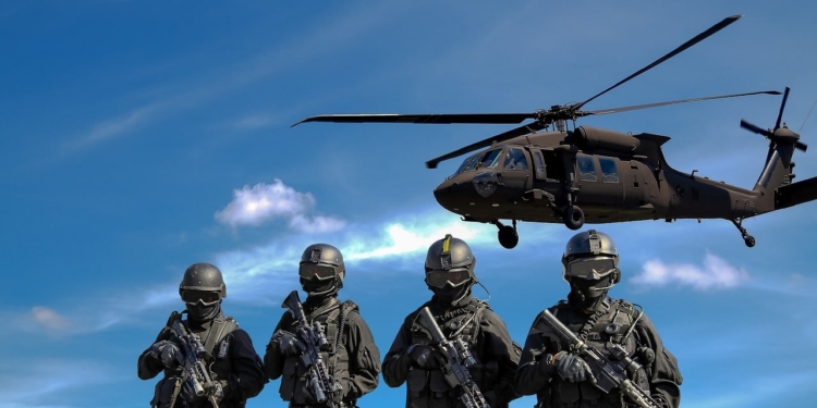 Helikopter militairen