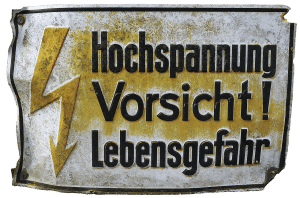 Hoogspanning stroom