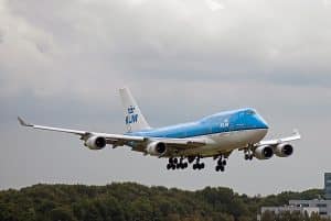 KLM vliegtuig