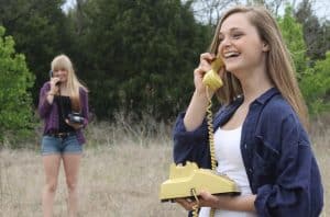 Praten telefoon