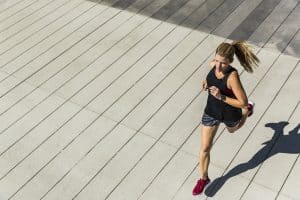 rennen joggen vrouw