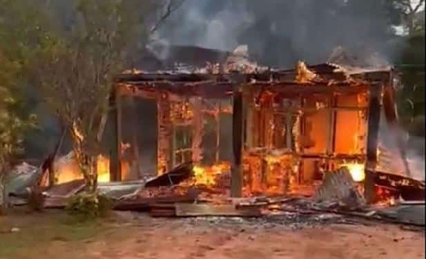 brand opstand onlusten actie inheemsen