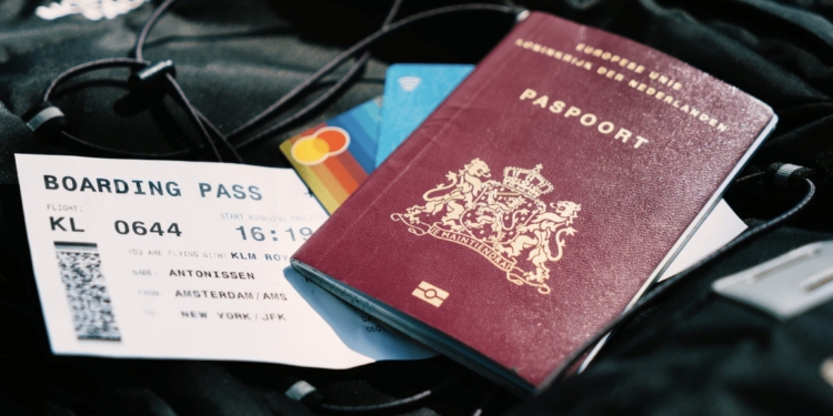 nederlands paspoort ticket