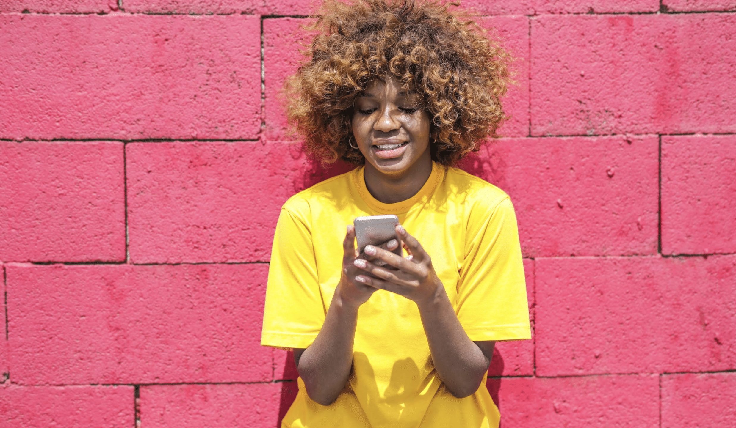 vrouw telefoon