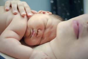 Baby pasgeboren