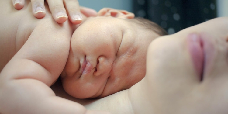 Baby pasgeboren