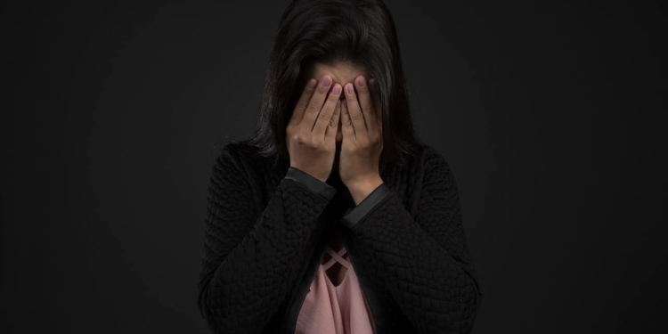 Verdriet vrouw