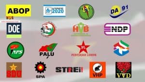 politieke partijen verkiezing stemmen