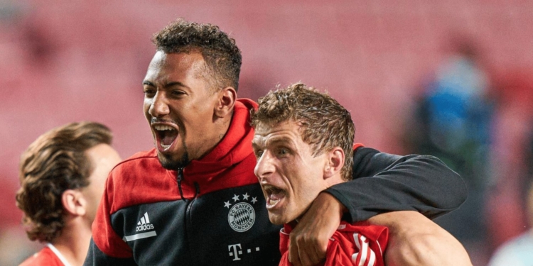 jerome boateng thomas muller bayern munchen