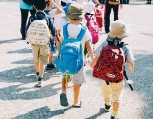 schooltas kinderen leerlingen kleuters peuters onderwijs