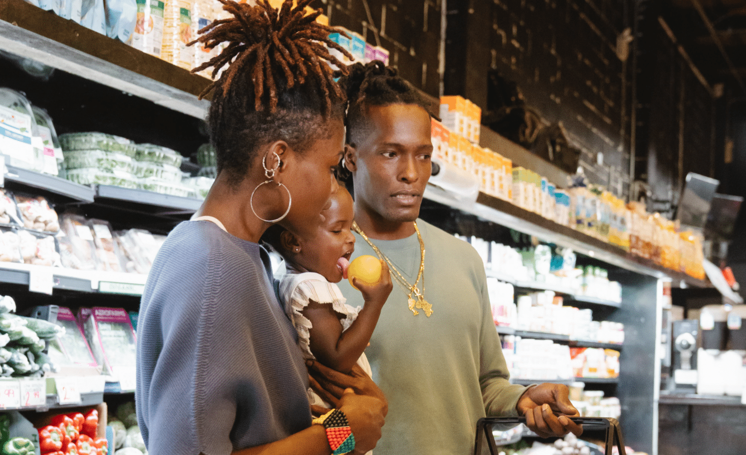 gezin familie winkelen supermarkt