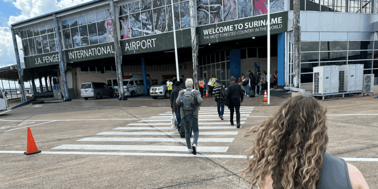 suriname zanderij paramaribo JAP airport luchthaven