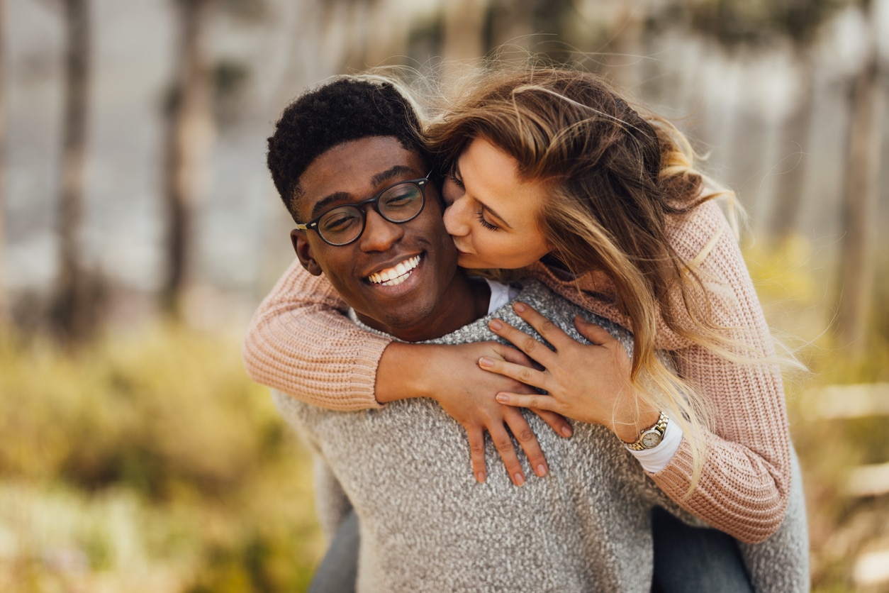 koppel relatie liefde stel interraciaal gemengd