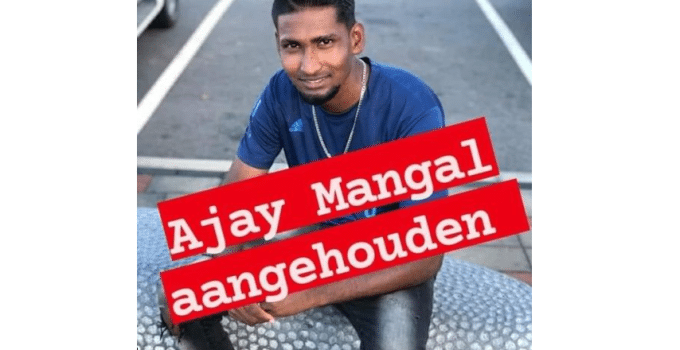 ajay mangal aangehouden