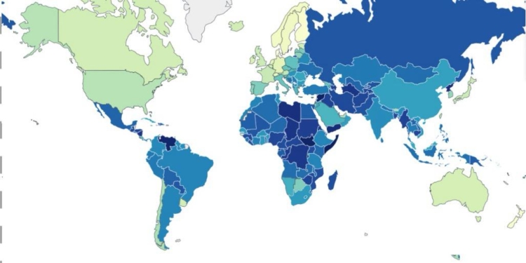 corruptie index lijst