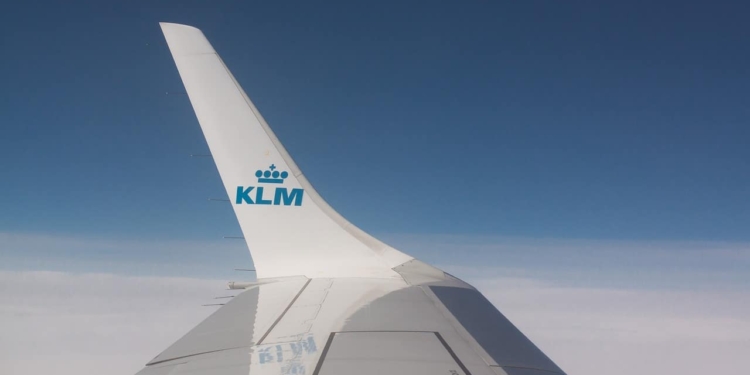 KLM vliegtuig