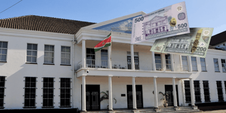 cbvs centrale bank suriname srd