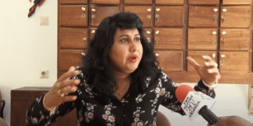 BvL/ALS-voorzitter Reshma Mangre.