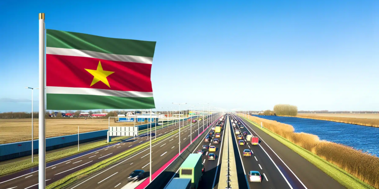 suriname snelweg nederland verkeer auto