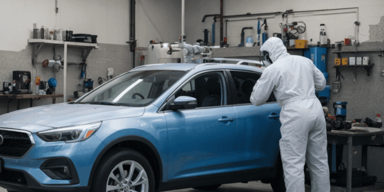 Autospuitinrichting autospuiterij auto spuitinrichting