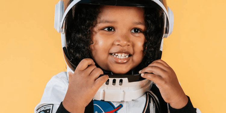 kind kostuum astronaut