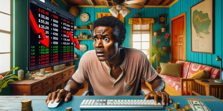 man aandelen crypto geld computer stock coins bitcoin crypto