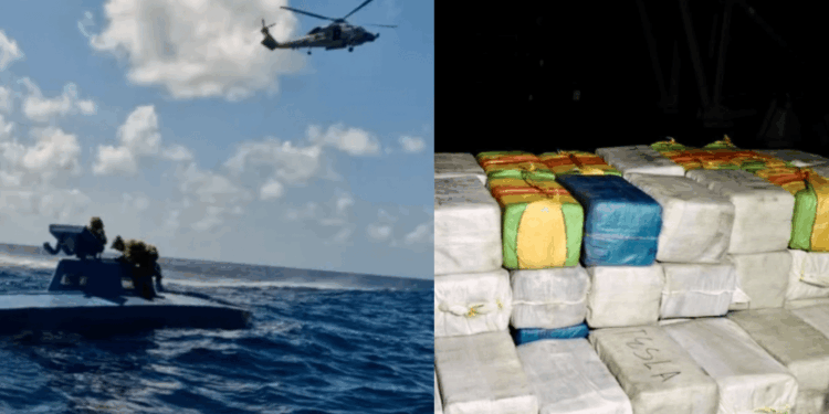 narco onderzee guyana cocaine drugs