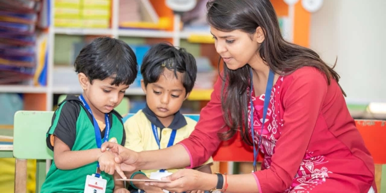 school kinderen lerares docent leerkracht