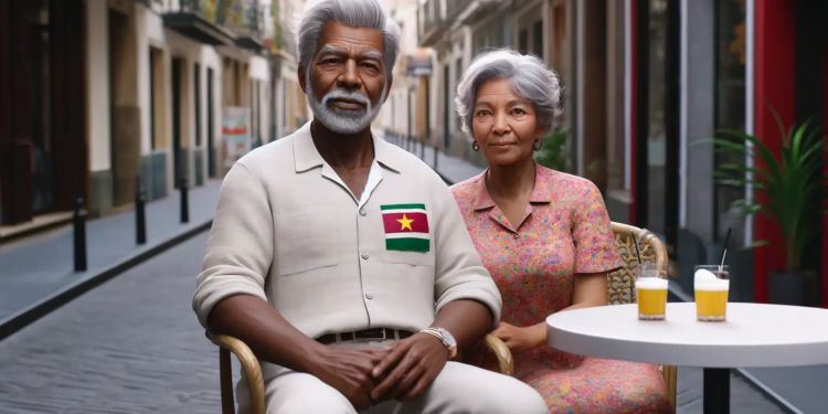 suriname spanje koppel liefde stel echtpaar