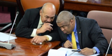 President Desi Bouterse-minister Gillmore Hoefdraad