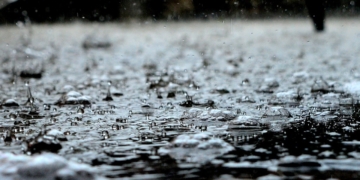 Regen druppels rain water