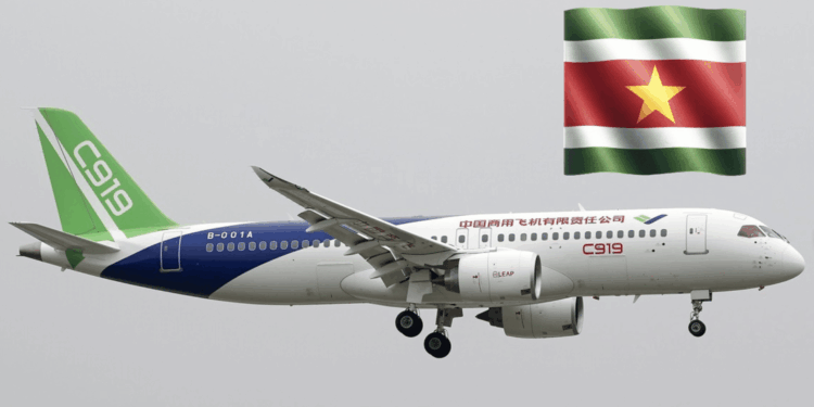 comac c919 suriname