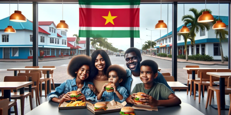 suriname fast food restaurant eten
