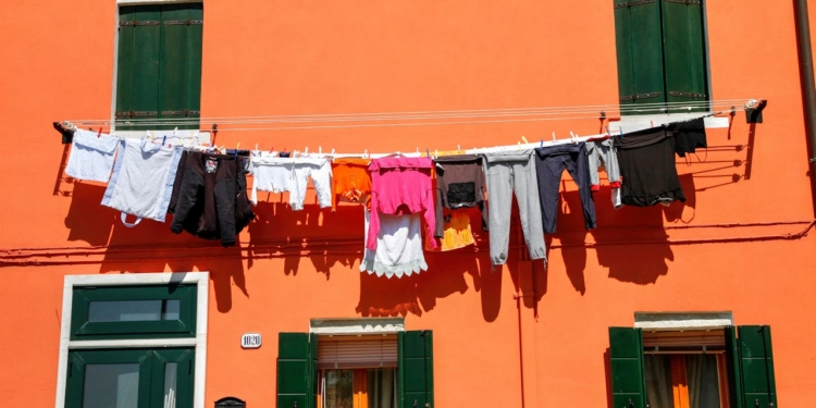 kleren wasgoed drogen wassen