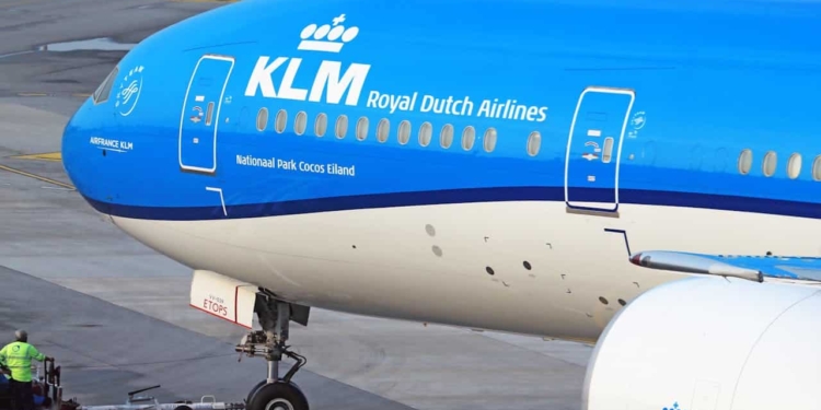klm vliegtuig