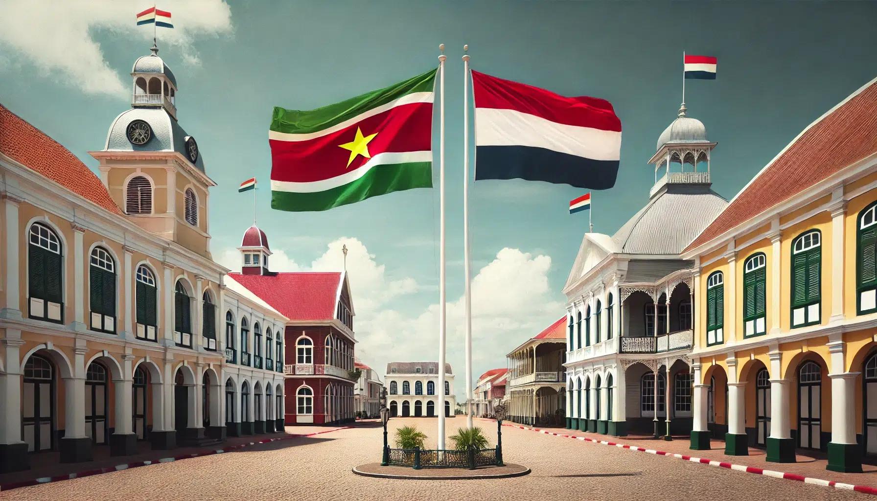 vlag suriname nederland