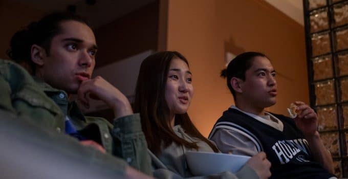 vrienden sociaal film tv kijken
