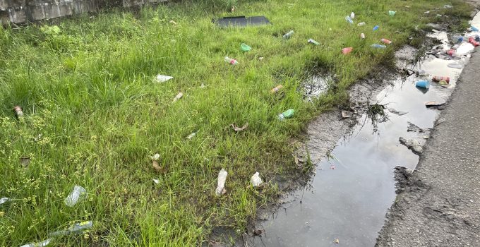 vervuiling binnenstad paramaribo keti koti