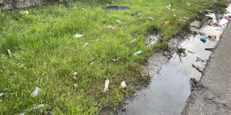 vervuiling binnenstad paramaribo keti koti