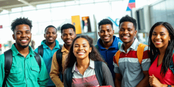 jongeren groep vrienden studenten reizen