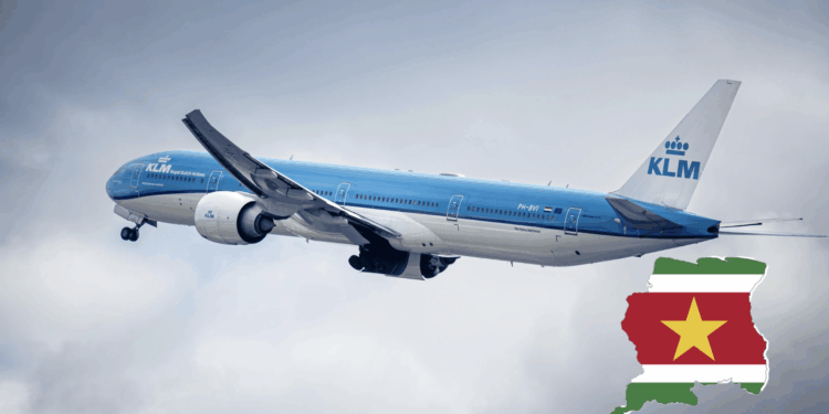 klm vliegtuig boeing suriname