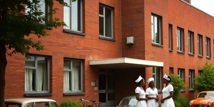 Ziekenhuis verpleegkundigen jaren 50