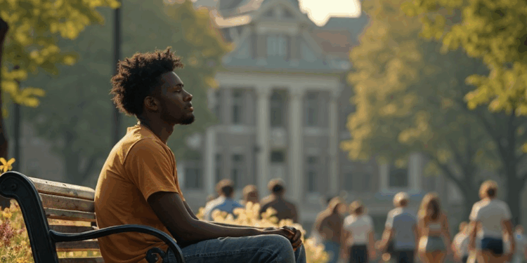 man verdrietig depressief
