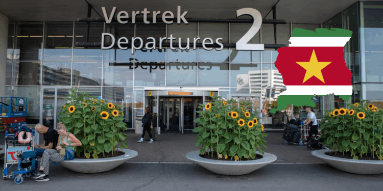schiphol amsterdam airport suriname