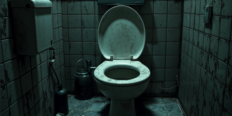 toilet vuil wc