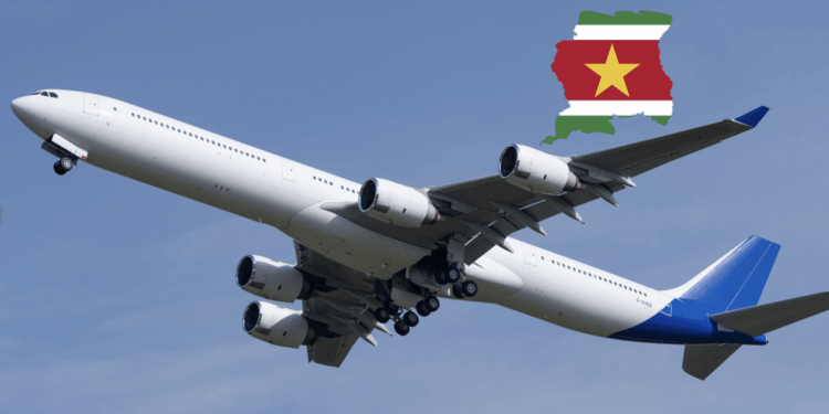 universal sky carrier airbus D-AUSZ suriname
