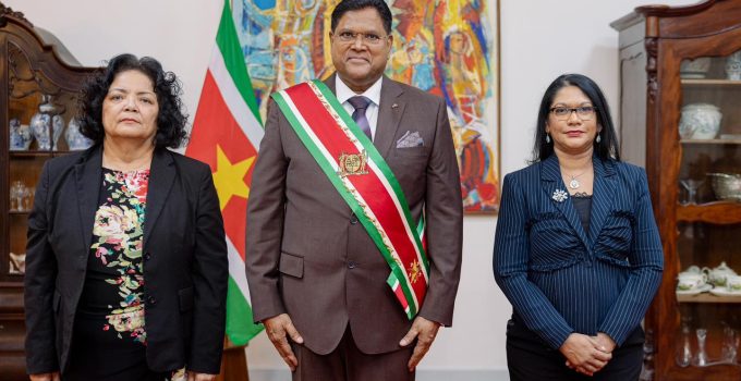 Siegline Wijnhard en mr Maytrie Kuldip Singh