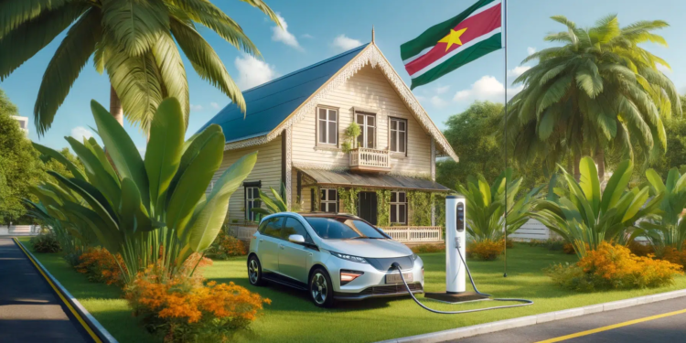 auto elektrisch suriname opladen